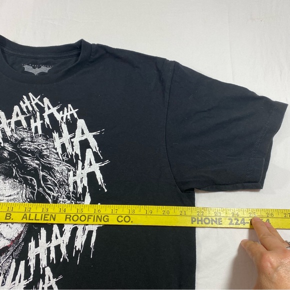The Dark Night Shirt large graphic the joker Short Sleeve black white shirt - Picture 4 of 7